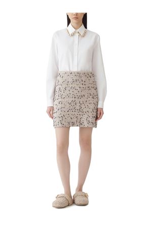 Buttoned tweed mini skirt FABIANA FILIPPI | GND215F404L545VR2